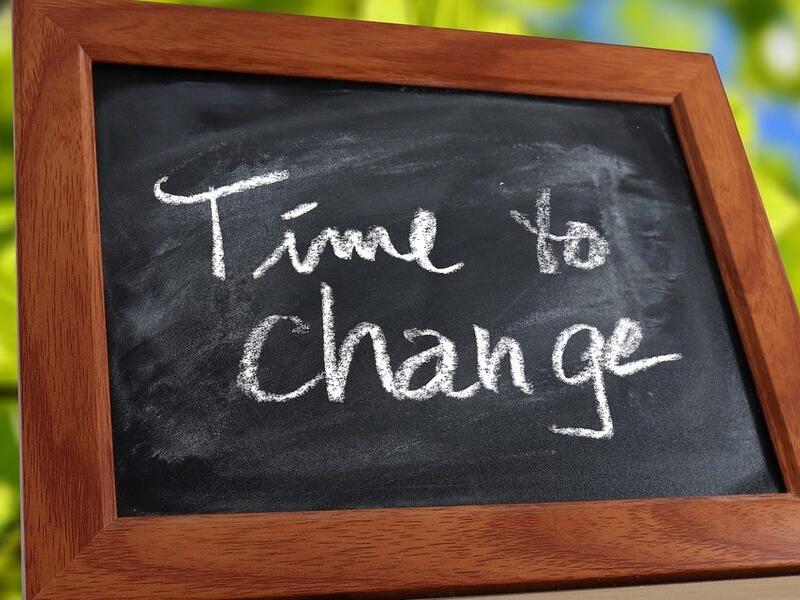 Time to change